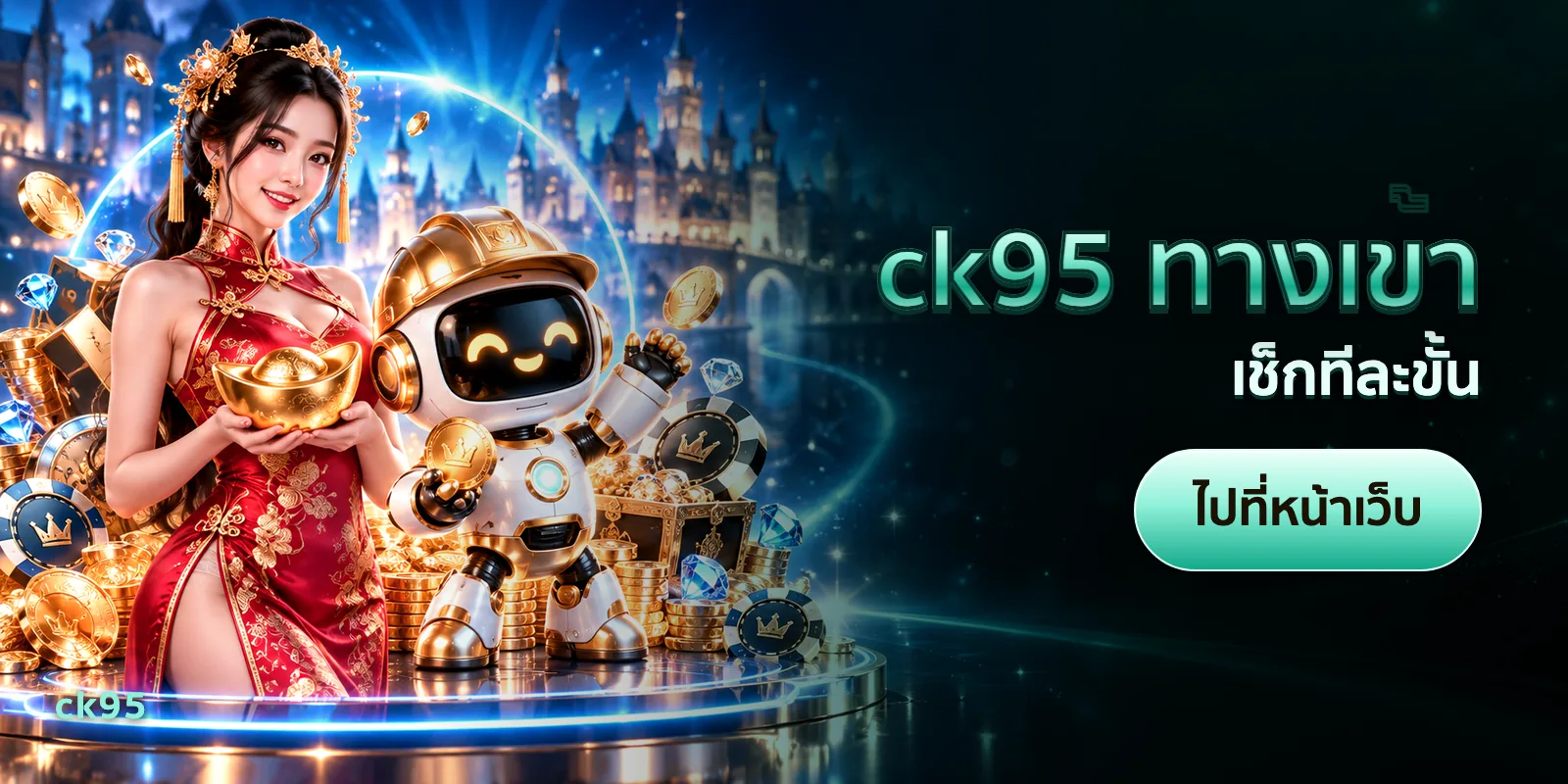 ภาพประกอบบทความ ck95 ทางเข้า — เช็กทีละขั้น